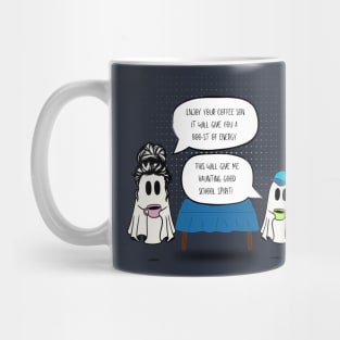 Coffee Boost Ghostly Breakfast Mug